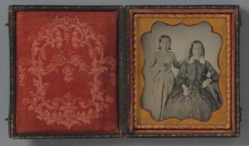 Portrait of two unknown sisters