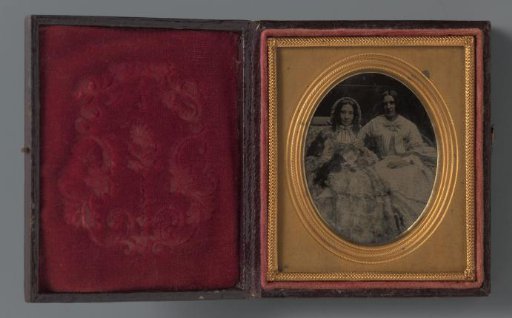 Portrait of two unknown women