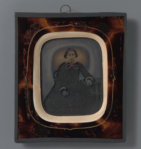 Portrait of an unknown seated woman