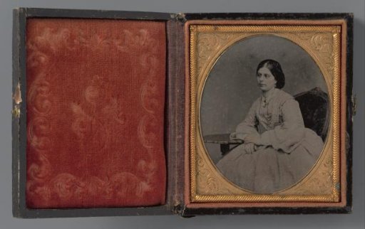 Portrait of an unknown seated woman