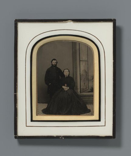 Portrait of an unknown couple, presumably English