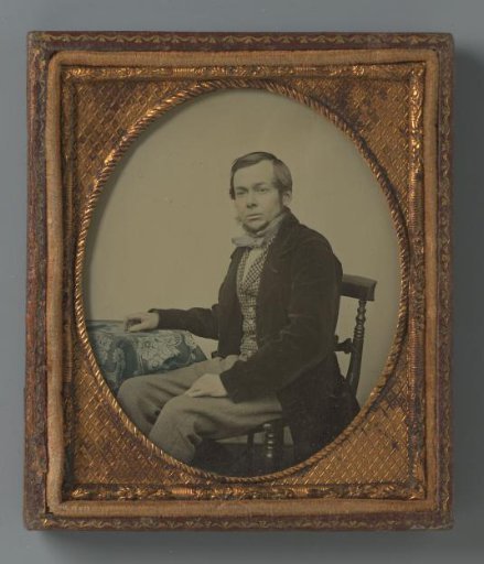 Portrait of an unknown seated man