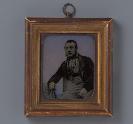 Portrait of a seated man