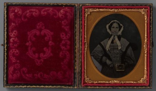 Portrait of an unknown woman with cap