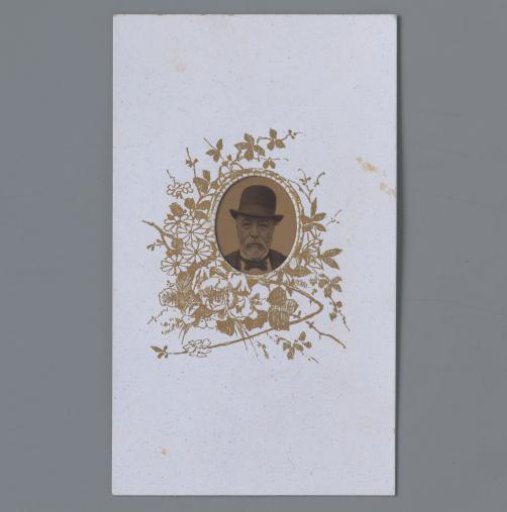Portrait of an unknown man with hat