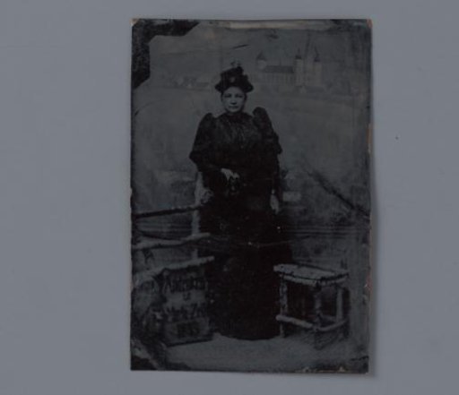 Portrait of an unknown standing woman