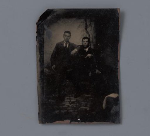 Portrait of two unknown men