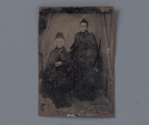 Portrait of two unknown women