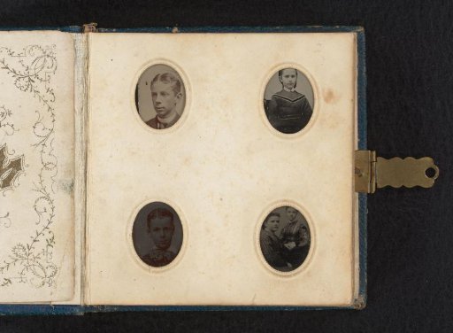 Four portraits of boys and girls