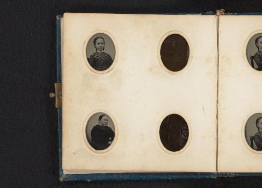 Two portraits of a girl and a woman
