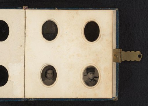Two portraits of a girl