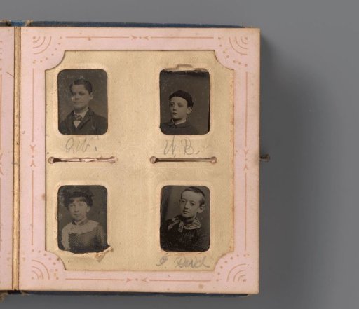 Four Portraits of Young Men and a Young Woman
