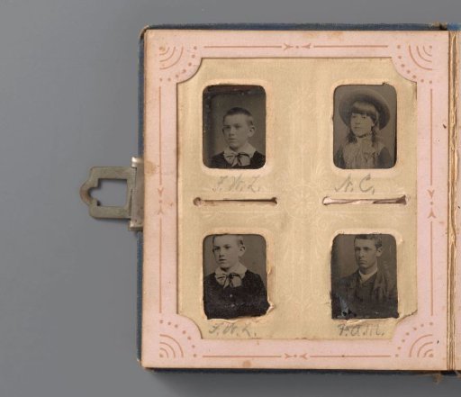 Four Portraits of Young Men and a Young Woman