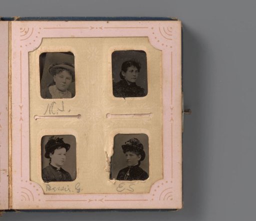 Four portraits of young women