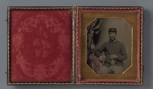 Portrait of a soldier during the American Civil War
