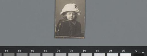 Portrait of an unknown girl with a hat