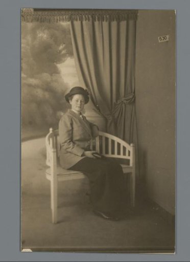 Portrait of an unknown young woman