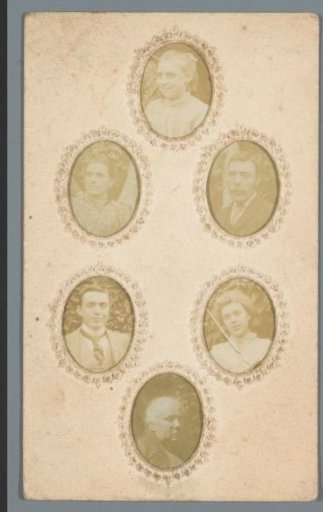 Six Miniature Portraits of Unknown Men and Women