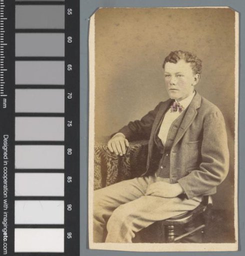 Portrait of an Unknown Boy, Seated at a Table