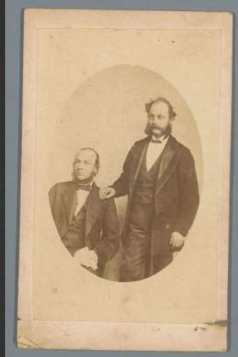 Portrait of two unknown men