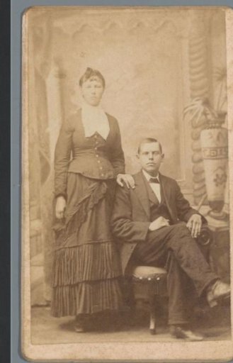 Portrait of an unknown man and woman