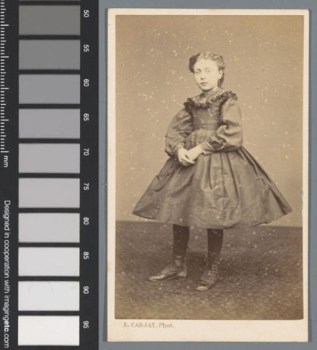 Portrait of an unknown girl, identified as Rose Plouvier