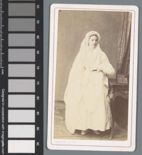 Portrait of an Unknown Woman in a White Dress