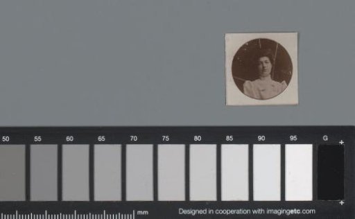 Miniature portrait of an unknown woman