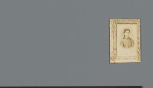 Miniature Portrait of an Unknown Young Woman, Framed by a Decorative Border