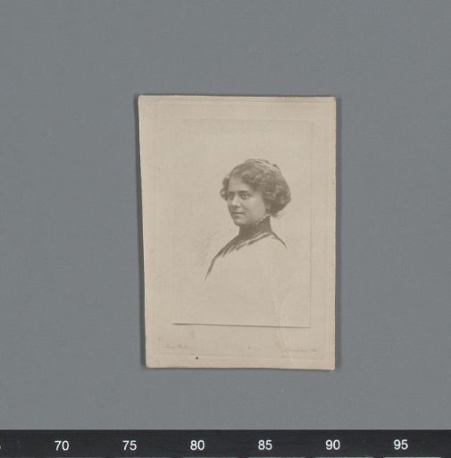 Photographic Reproduction of a Portrait of an Unknown Young Woman