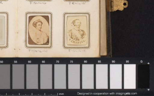 Miniature portrait of King Victor Emmanuel II of Italy