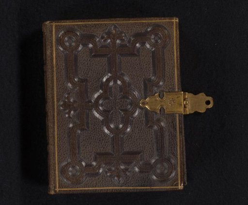 Miniature album with portraits, reproductions of paintings and views of the Alps