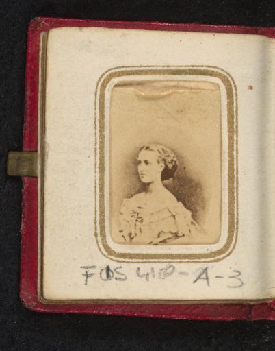 Miniature portrait of a young woman