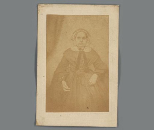Portrait of Anna Maria Greeve on a prayer card