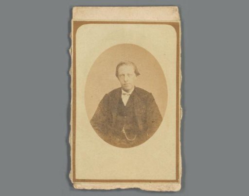 Portrait of Louis Jacques Marie van Aerschodt on a prayer card