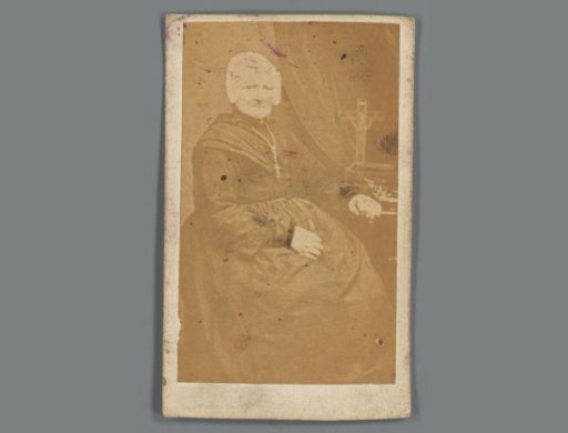 Portrait of Alida van Vliet on a prayer card