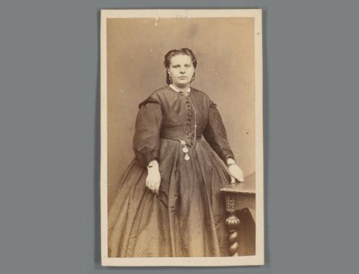 Portrait of Joanna Elisabeth Eijberg on a prayer card