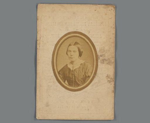 Portrait of Petronella Johanna Cornelia Staal on a prayer card