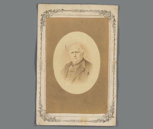 Portrait of Johannes George Sprengers on a prayer card