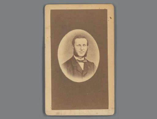 Portrait of Franciscus Gerardus Wouters on a prayer card