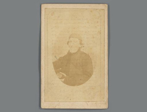 Portrait of Joannes Bauduinus Lathouwers on a prayer card