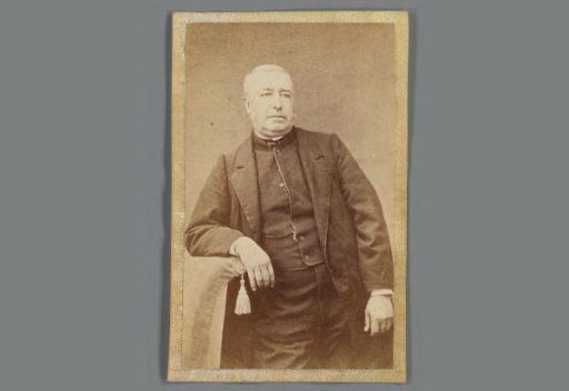 Portrait of Gerardus Cornelis van Spaendonck on a prayer card