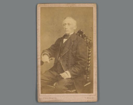 Portrait of Jan Dominicus van Ghert on a prayer card