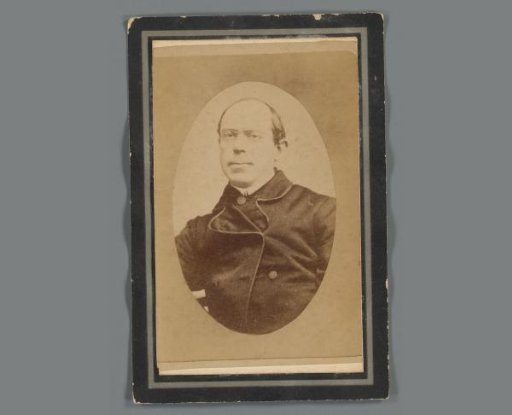 Portrait of Franciscus Corbesier on a prayer card