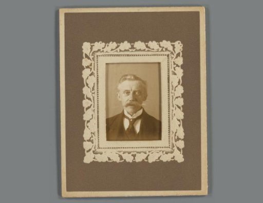 Portrait of an Unknown Old Man, Mounted in a Card Frame