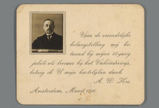 Portrait of A.W. Hes