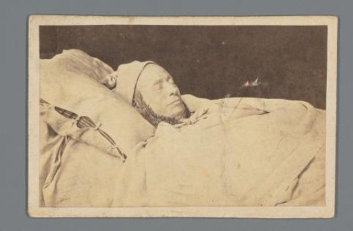 Post-mortem portrait of an unknown man