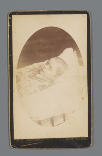 Post-mortem portrait of an unknown boy, dressed in a sailor suit