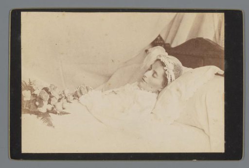 Post-mortem portrait of an unknown woman