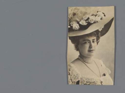 Portrait of an unknown woman with hat, designated as Orlandi